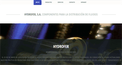 Desktop Screenshot of hydrofer.com